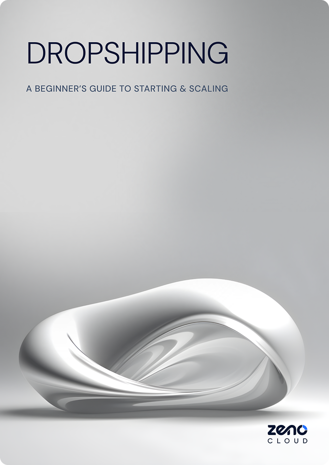 Dropshipping eBook Cover - Complete Beginner's Guide to Starting an eCommerce Business